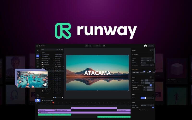 Runway ML cho phép chuyển ảnh thành video đơn giản chỉ với vài thao tác