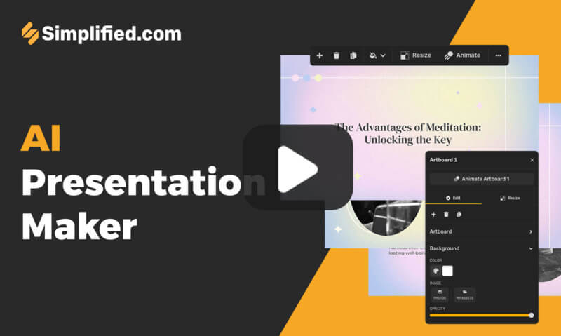 Simplified là trang web làm powerpoint từ AI miễn phí, nhanh chóng