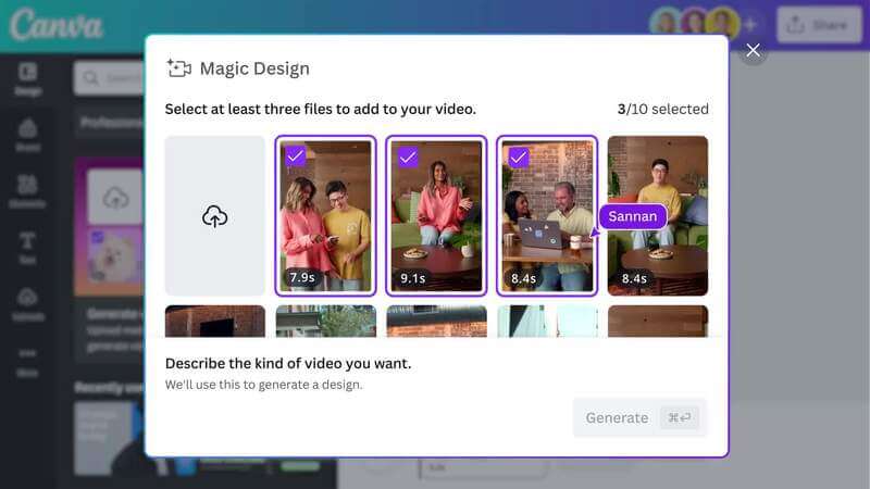 Tạo video từ ảnh SGK đơn giản với Canva AI